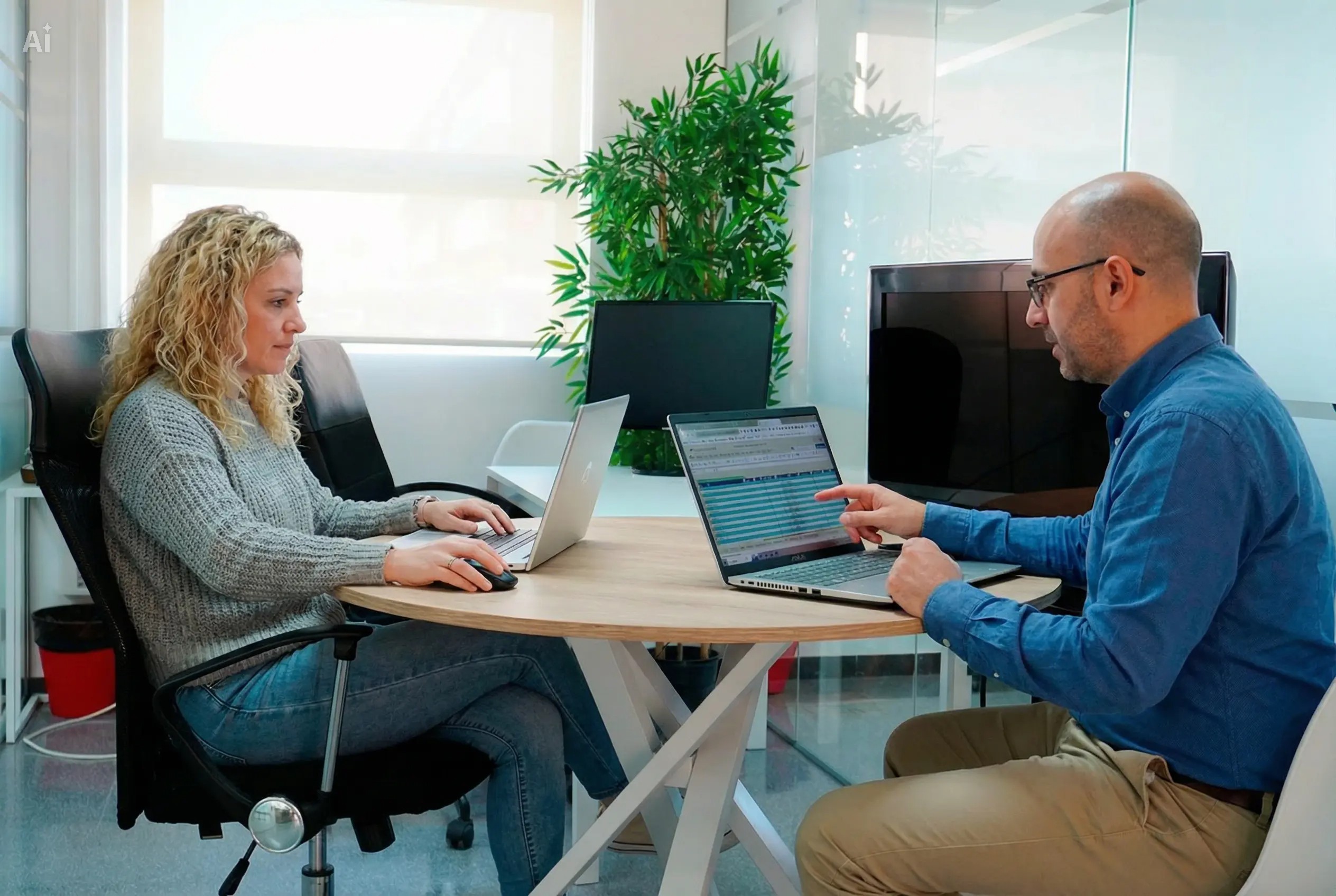 Equipo de Agencia Web Aeris trabajando en diseño web profesional en Chile