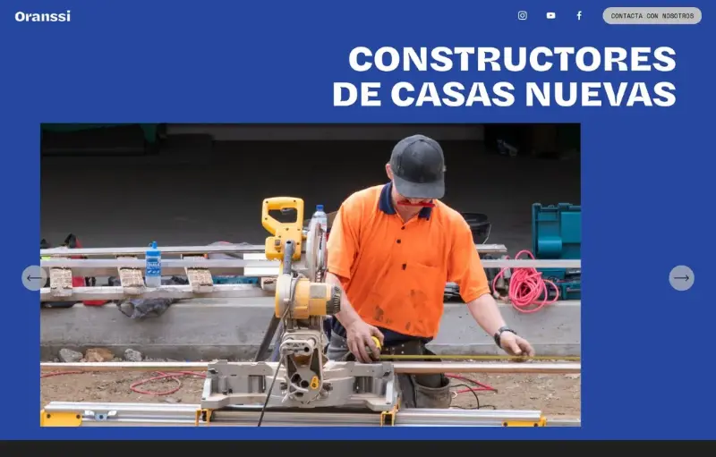 Diseño web para constructora