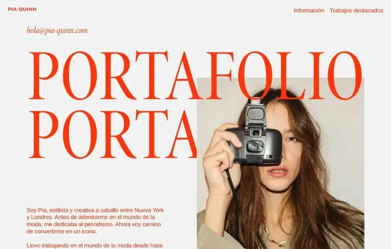 Diseño web para marca personal