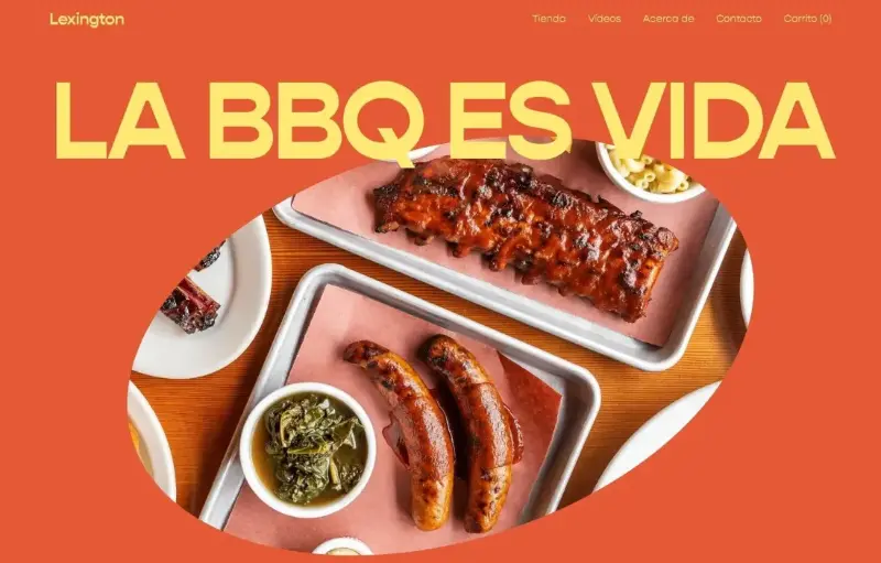 Diseño web para restaurante