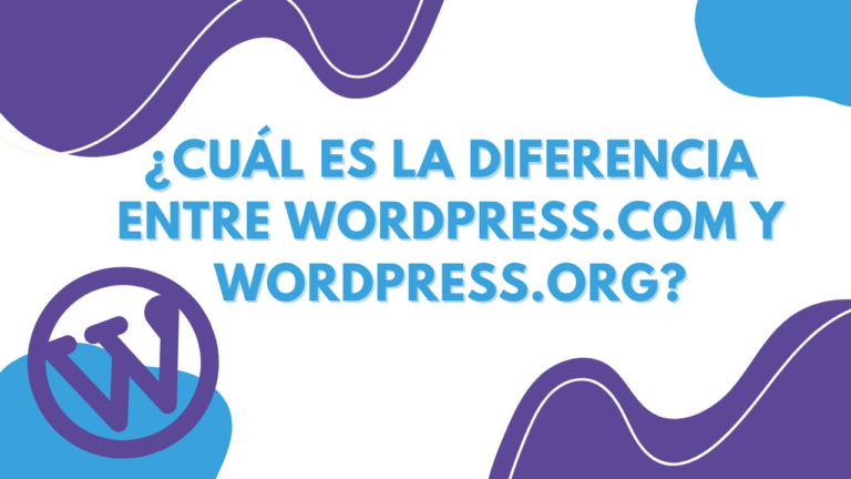 ¿Cuál es la diferencia entre WordPress.com y WordPress.org?